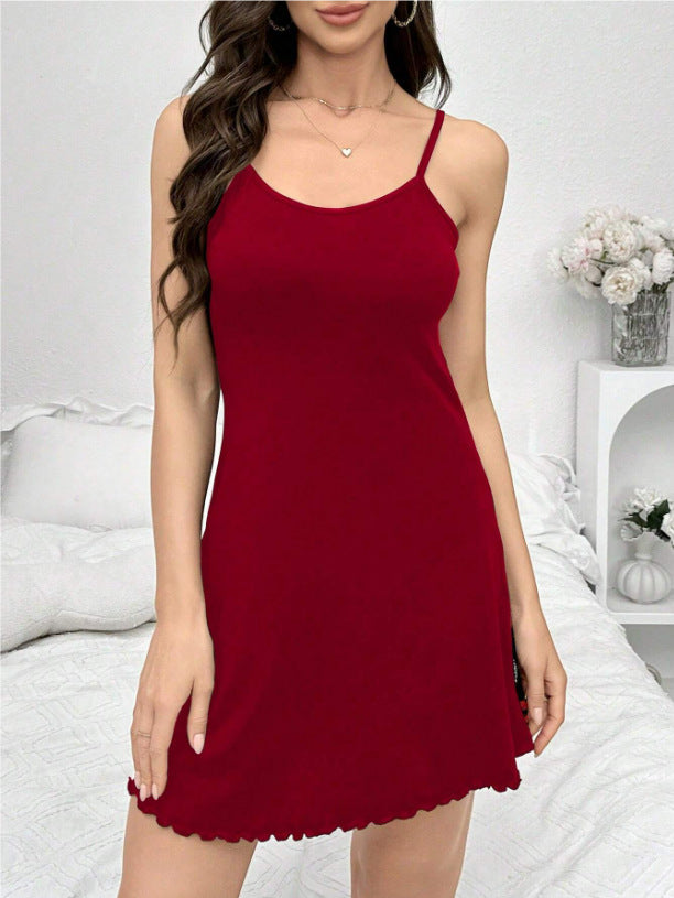 Lyrafeya Strappy Slim A-Line Mini Dress for Women