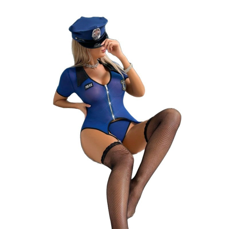 Lyrafeya Police Roleplay Costume Set for Women